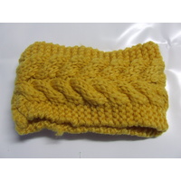 Ecotak Cable Knit HeadBand - yellow