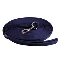QHP Lunge Line Rein in Bag - Blue