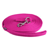 QHP Lunge Line Rein in Bag - Fuchsia Pink