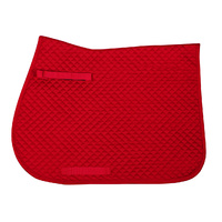 QHP color saddle pad- red full dressage