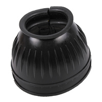 QHP Black Rubber Bell Boot medium