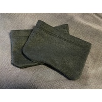 Polar fleece stirrup covers - black 