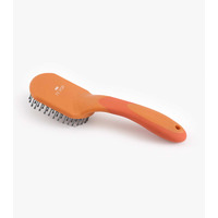 Premier Equine Soft Touch Mane & Tail Brush - orange & amber