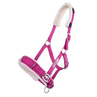 QHP lunge  cavesson Fuchsia Pink
