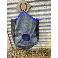 Ecotak PVC  Shademesh Hay Bag - grey, black & royal blue