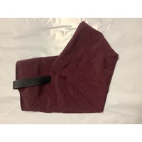 Ecotak Showerproof Rugless Tail Bag - burgundy shetland size