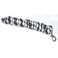 Ecotak 3m black & grey lead rope/rein with replaceable clip