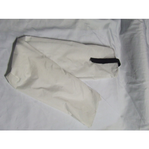 Ecotak showerproof nylon rugless tail bag - white [size: Small Pony]