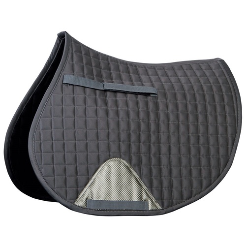 Harry’s Horse saddle pad curve- full jump grey