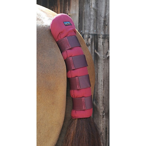 Premier Equine Stay Up Horse Tail Guard - burgundy