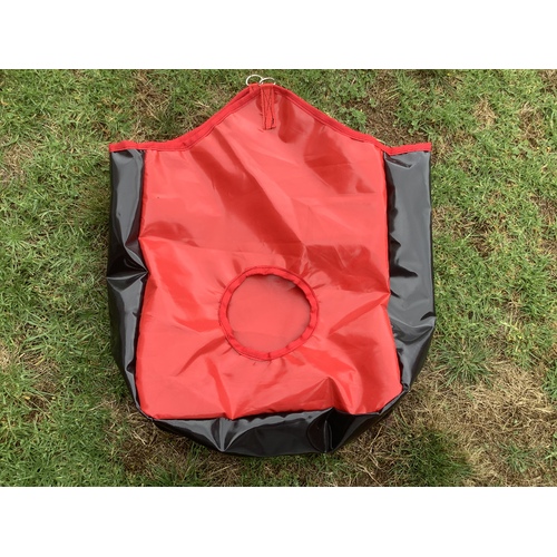 Ecotak PVC Hay Bag - red & black