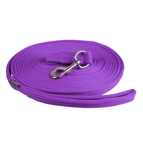 QHP Lunge Line Rein in Bag - Passion flower purple 