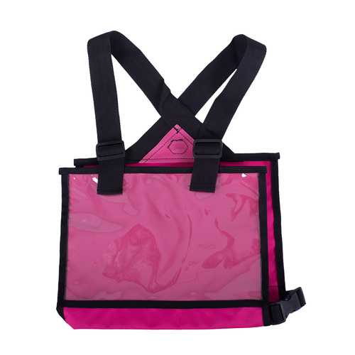 QHP cross country number bib/holder - pink