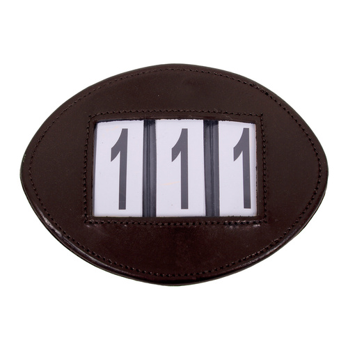 QHP Modeste bridle/saddle pad number - brown