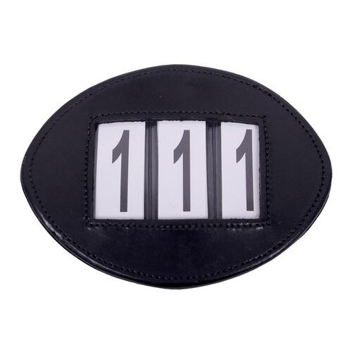 QHP Modeste bridle/saddle pad number - black 