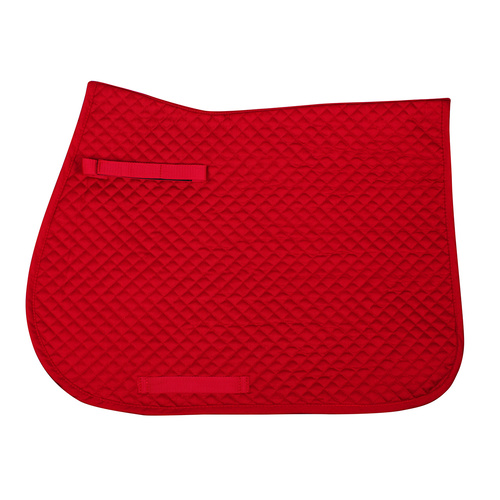 QHP color saddle pad- red full all purpose 