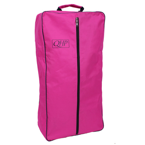 QHP Bridle Bag- Fuchsia pink/navy
