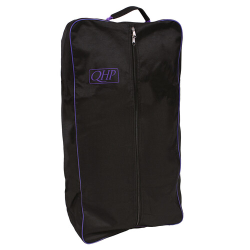 QHP Bridle Bag-  black/purple