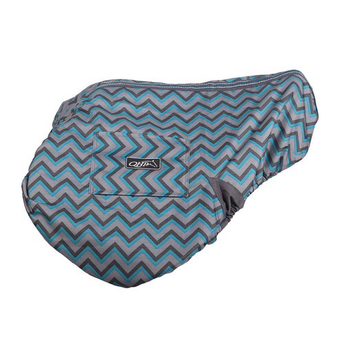 QHP Waterproof Saddle Cover - ZigZag