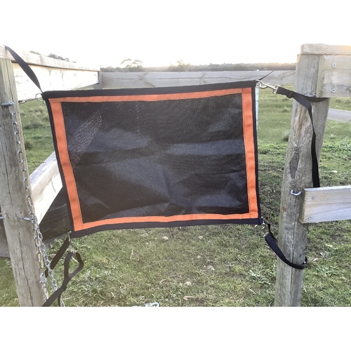 Ecotak yard/stable/gate/stall guard - Black & orange 