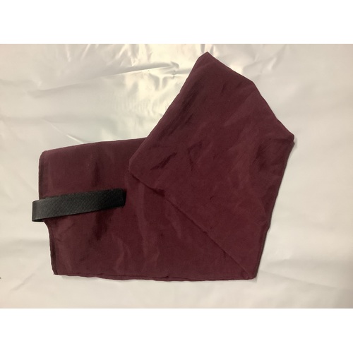 Ecotak Showerproof Rugless Tail Bag - burgundy shetland size