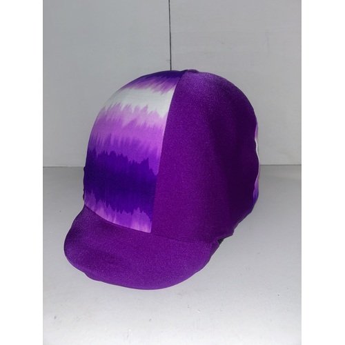 Ecotak Lycra Helmet Cover - Purple tie dye