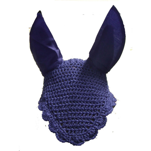 Ecotak Crochet Bonnet/Ear Net - Royal Blue Full size