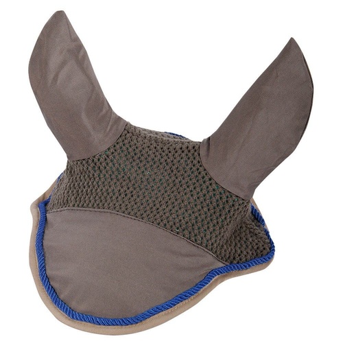 Harry's Horse SU16 Fly Veil/Ear Bonnet Net - Dark Gull Grey Full Size