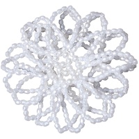 Harry's Horse Pearl Hair Net Bun Cover - White