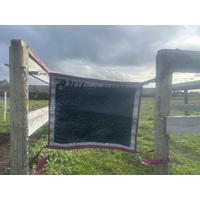 Ecotak Gate/Stall/yard/stable guard - Black/silver/burgandy