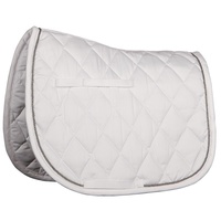 Harry's Horse Next Full Size Dressage Saddle Pad - White/silver