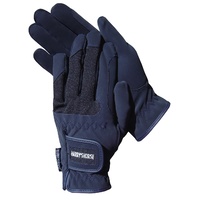 Harry's Horse Domy Suede Gloves - Navy Blue