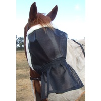 Ecotak DELUX fleece lined fly mask with nose skirt