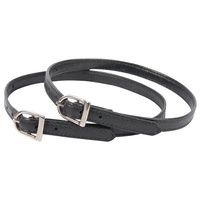 Harry's Horse Soft Stitched Black spur Straps