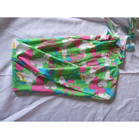 Ecotak Lycra Rugless Tail Bag - Green Butterflies