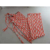 Ecotak Lycra Rugless Tail Bag - orange wave small pony