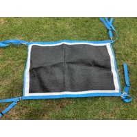 Ecotak yard/stable/gate/stall guard - Black, white & aqua