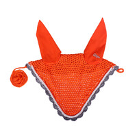 QHP colour ear bonnet - Orange Full