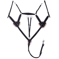 QHP Ontario 5 point breastplate - black full