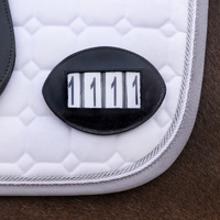 QHP Pair Basic 4 digit bridle/saddle pad number - black 