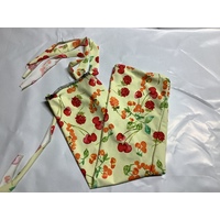 Ecotak Lycra Rugless Tail Bag - yellow cherries Shetland 