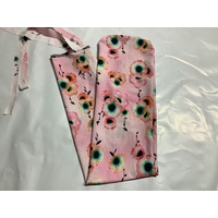 Ecotak Lycra Rugless Tail Bag - Pink Poppies Shetland