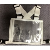 Ecotak Cross Country/Endurance Back Number Holder - White