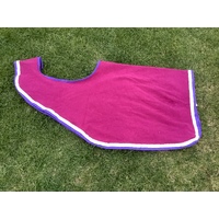 Ecotak wool quarter sheet/ exercise rug pink/white/purple