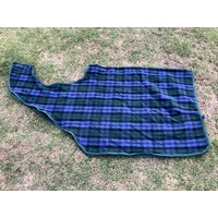 Ecotak wool quarter sheet/exercise rug - blackwatch collar check