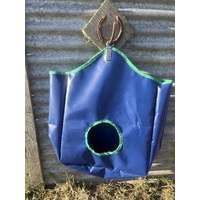 Ecotak PVC Hay Bag - navy & emerald green