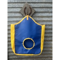 Ecotak Heavy Duty PVC Hay Bag with Mesh Sides - Royal blue/Yellow