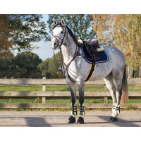 QHP Ontario open front jump boot set -dark green full