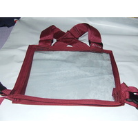 Ecotak Cross Country/Endurance Back Number Holder - Burgandy