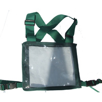 Ecotak Cross Country/Endurance Back Number Holder - Bottle Green